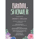 Grey Vintage Flower Invitations Image 3 of 3